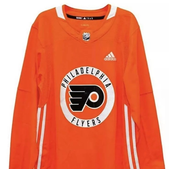 Nhl Philladelphia Flyers Jersey sz M 52 adidas